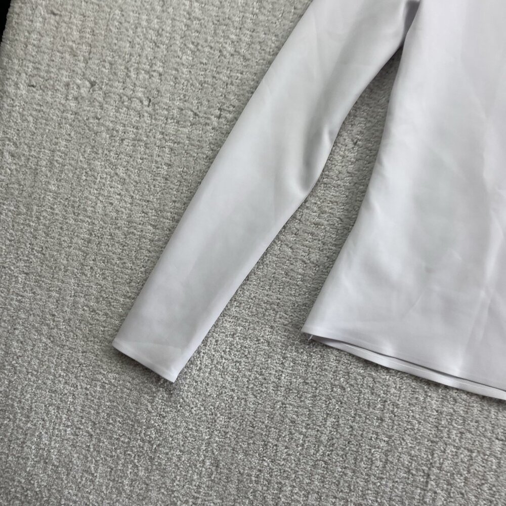 Abercrombie & Fitch Women’s Size XS Long-Sleeve Slim Strech Top White Preppy - Picture 11 of 14